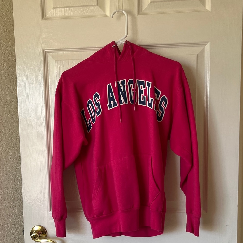 Fuchsia Pink Los Angeles Hoodie